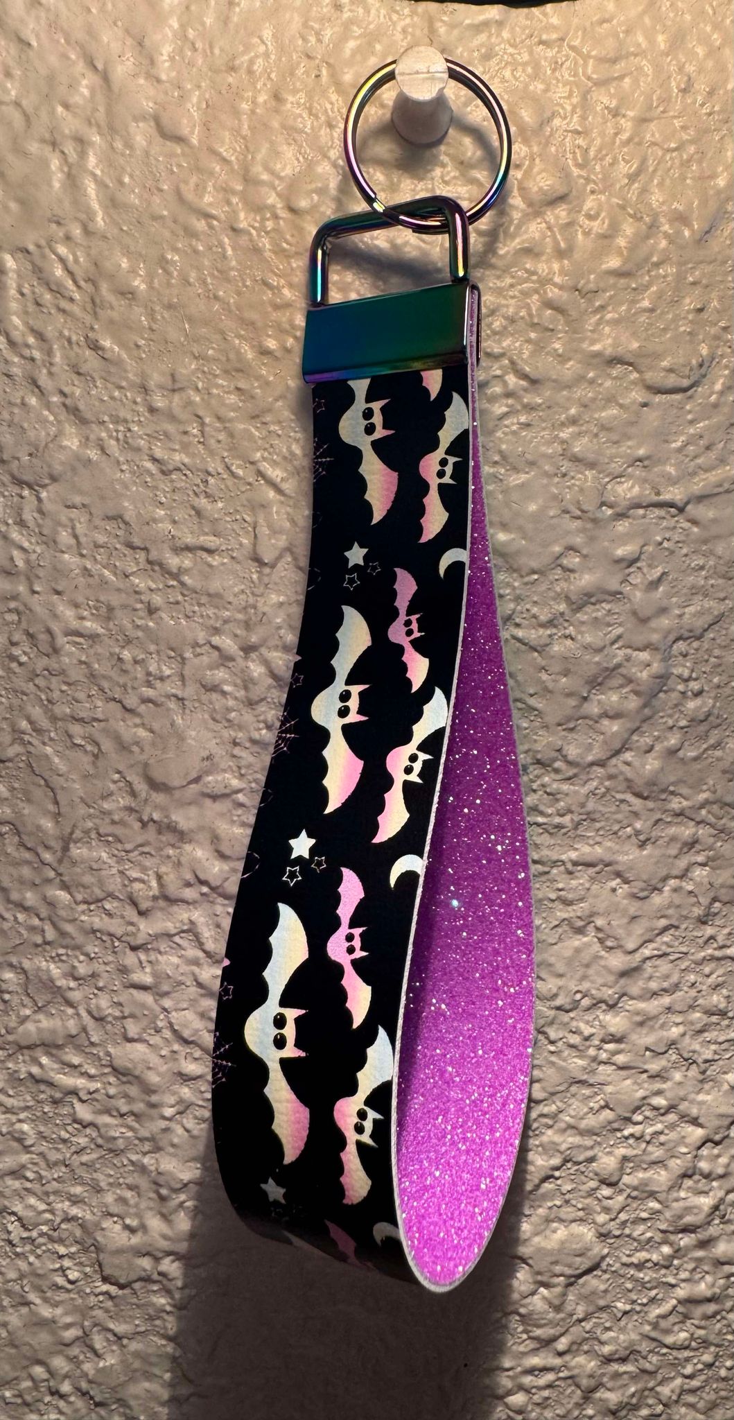 Spooky Bat Wristlet Keychain