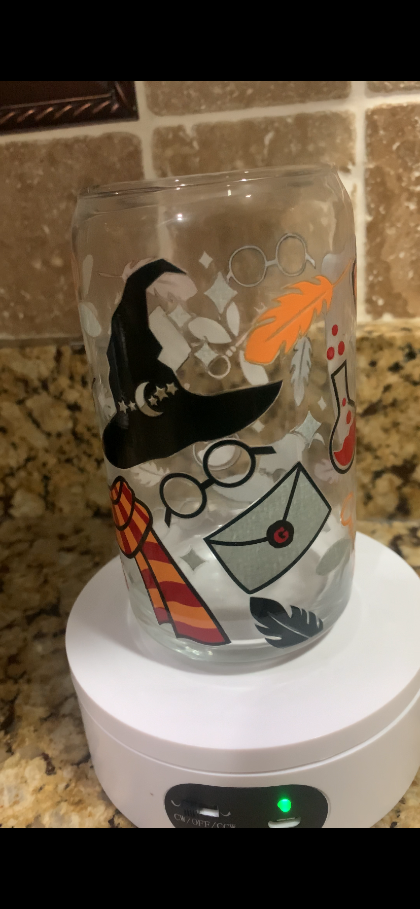 Harry Potter Glass Cup