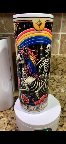 The Audacity Skeleton 20oz Tumbler