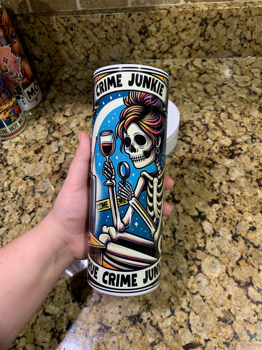 Crime Junkie 20oz Tumbler