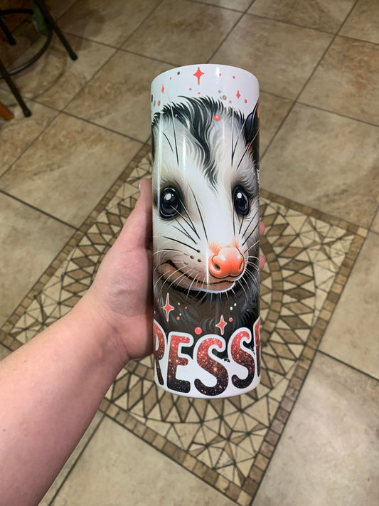 Stressed Opossum 20oz Tumbler